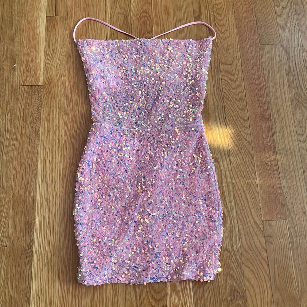 lucy in the sky mini sparkly dress
